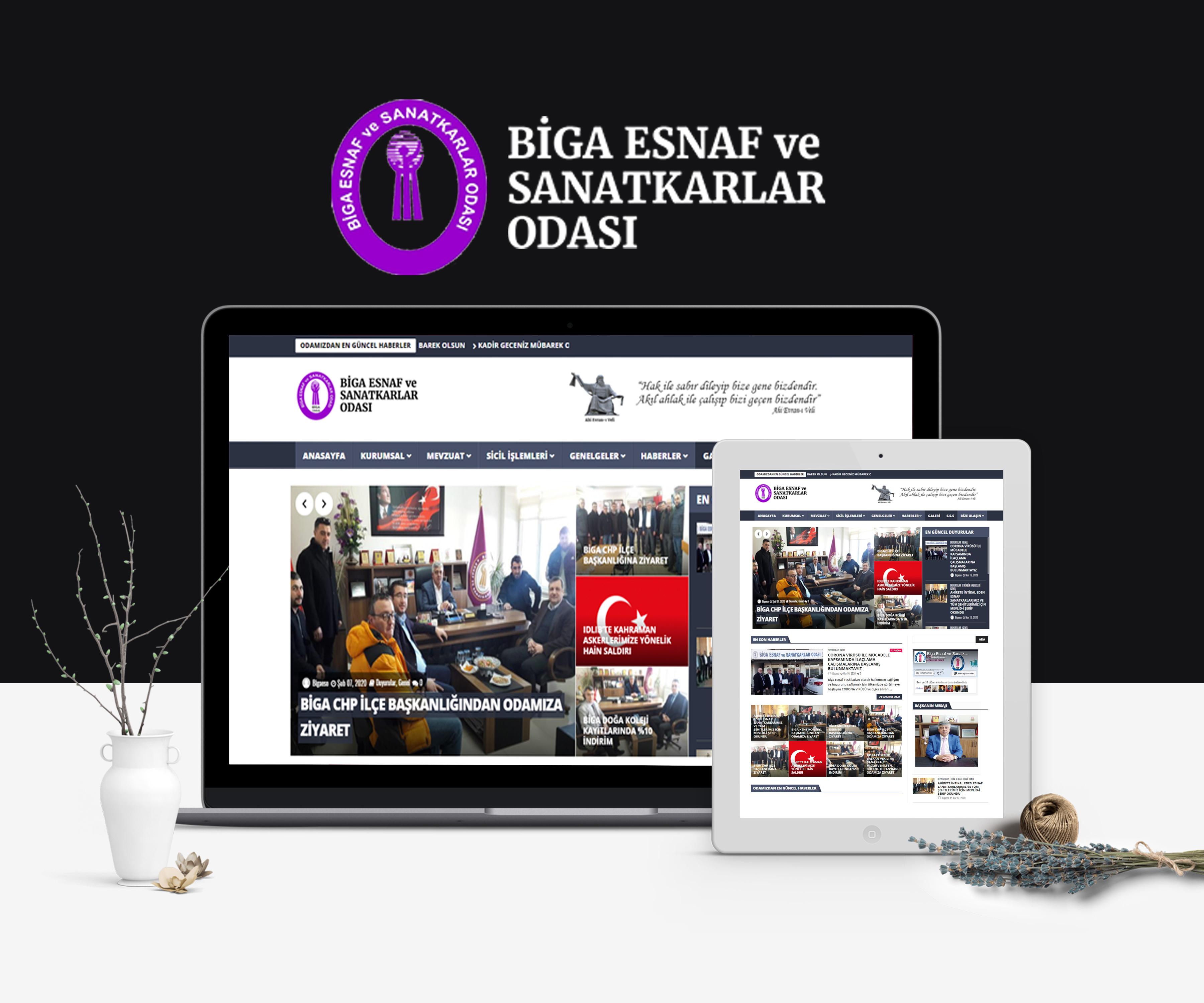 Biga Esnaf ve Sanatkarlar Odası Çanakkale Web Tasarım