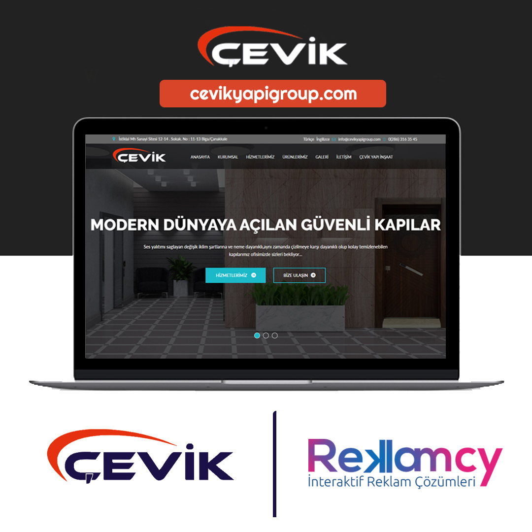 Çevik Yapı Group Kurumsal Web Sitesi