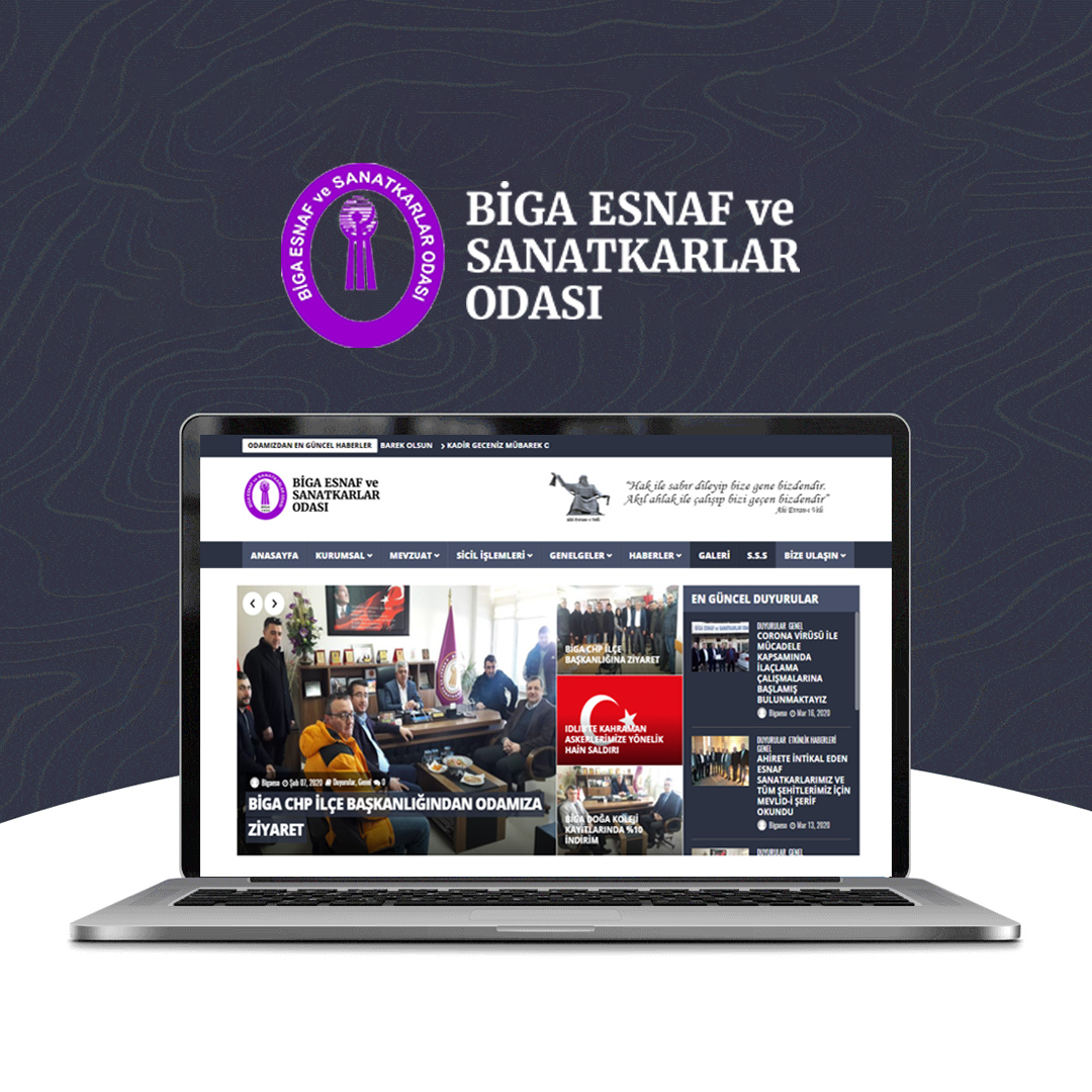 Biga Esnaf  Odası Web Sitesi