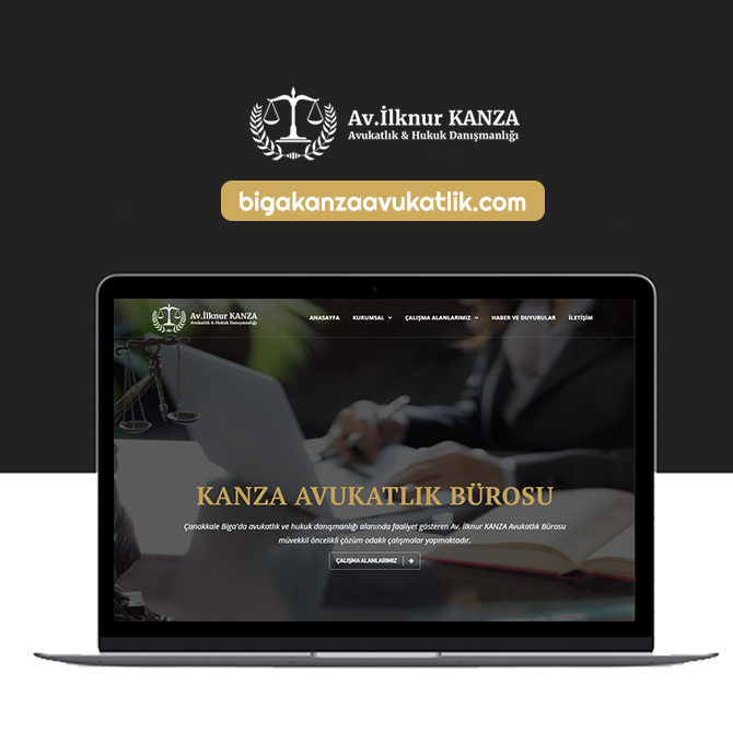Kanza Avukatlık Bürosu Web Sitesi